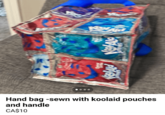 Hand bag -sewn with koolaid pouches and handle CA$10