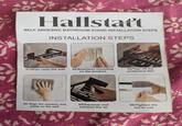 Hallstatt SELF ADHESIVE BATHROOM STAND INSTALLATION STEPS INSTALLATION STEPS 01/Wipe clean the wall 02/Seamless mounting on the product 03/Tear off the protective film 04/ Align the position and paste on the wall 05/Squeeze and exhaust the air 06/Tighten the nut to use