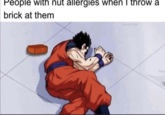 People with nut allergies when I throw a brick at them atullockty