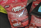 NEW Pepper Est.1885 COTTON CANDY NET EW m C ASTVICIAL Dr the sweet taste Dr Pepper Pepper Tepper (221) Est.1885 CO CA Dr the s D