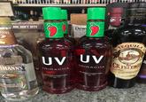 ANN'S DOG DON'T BITE al 1870 UV Dew BLENDED SCOTC Ayed 12 The Anc TRUE SC TEQUIL AMA PA CRISTER 1870 UV UV SRIRACHA CHILI PEPPER FLAVORED VODKA 30% ALC./VOL. 640722 SRIRACHA CHILI PEPPER FLAVORED VODKA 30% ALC./VOL. 630722 Ac. Val PROOF TEQUILA REPOSADO 100% DE AGAVE CRISTER MADE IN MEXICO NET CONT-750 m A FIN 35 MANN'S Royal AVORED VODKA NILLA VALCIVOL