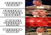 AFRICAN FRONT EASTERN & BALKAN FRONTS MIDDLE EASTERN FRONT WESTERN FRONT imgflip.com azen