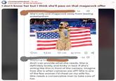 r/insanepeoplefacebook . 15h ago WrestlingWoman Top 1% Commenter I don't know her but I think she'll pass on that magacock offer 1d She's only one magacock away from leaving woketardism 80 1788 1.4K 100K 1d OCORTIN Replying to And I can provide what she needs. She is definitely bratty and kinky in bed. If she's acting like this in front of the camera, imagine how she is when cameras are off? She is one of the few women I'd cheat on my wife for. She needs a conservative man to take care of her.