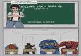 CAN YOU FINALLY LISTEN TO THE TEACHER?! KILLING SPACE BUGS LESSON 1 PROFESSOR E.RIPLEY XDDD *CLICK⭑ STOP IT! HA-HA, LOOK AT ME! XOSHYCARP
