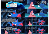 YOU ARE A SOCIALIST COUNTRY 对啊 Bottom Cantification river's Liconsal Patrick Star 120 Conch St Bani Bottom A359723 00 PA Trick StaR YOU FOLLOW MARXISM-LENINISM LENIN SAID SOCIALISM® REQUIRES CONSENT, SELF-DETERMINATION, O AND THE RIGHT TO SECEDE 你说的有道理欸 COERCIVE UNIFICATION OF TAIWAN IS IMPERIALISM 台湾是中国的 对
