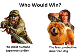 Who Would Win? The most humane Japanese soldier The least protective American dog