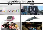 working in tech 2006 2026 Don't be evil DELL CIRCLE SOFTWARE THAT DOMINATES EST: 2003 USA/PALANTIR.COM &ANDURK QPalantir