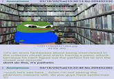 : Anonymous 03/18/25(Tue)10:30:14 No.209452330 1731175659371464.jpg 84 KB JPG >it's an anon fantasizes about being interviewed in the criterion closet and starts having a panic attack because he can't figure out the perfect list to win the closet war episode don't do this, it's pathetic Anonymous 03/18/25(Tue)10:32:48 No.209452382 >uuuh let's see here... hmm i'm not seeing the phantom menace uhh. do you guys have spiderman 3?