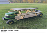 JOHN DEERE LA145 Mobile picnic table $1,750