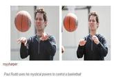 royyharper: Paul Rudd uses his mystical powers to control a basketball