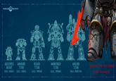 WARHAMMER COMMUNITY QUESTORIS KNIGHT WARHOUND TITAN SCALE: GRANDIS SCALE: GRANDIS REAVER TITAN SCALE: IMMENSUS WARBRINGER TITAN SCALE: IMMENSUS WARLORD TITAN SCALE: MAGNIFICUS Tyberos, The Red Wake Scale: Grimderp
