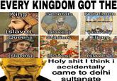 EVERY KINGDOM GOT THE King Generals Nobelmen (slave) (slaves) (slaves) Queens Soldiers Citizen (slaves) (slaves) (slaves) H-------- I think i accidentally came to delhi sultanate