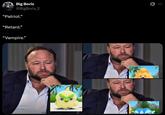A meme where Alex Jones ranks the new Pokemon starters.