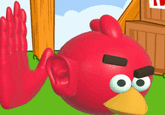 The original Angry Bird Ear meme taken from the _Talking Red_ app.