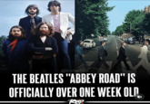 @thefapfour THE BEATLES "ABBEY ROAD" IS OFFICIALLY OVER ONE WEEK OLD Rap
