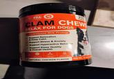 PRO GMP FDA TURAL CLAM CHEWS RELAX FOR DOGS Hydrolyzed Milk Protein Support Relaxation & Keep Calm Support Stress & Anxiety Support Hyperactive Behavior Support Sleep Quality & Overall Health обо Chamomile+ Valeriana Root L-Tryptophan+ Theanine Veterinarian's Recommendation NATURAL CHICKEN FLAVOR Net Wt. 17.64 02