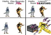 Hello Dio Brando Hello Legoship imgflip.com from from BEASTARS