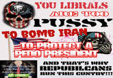 THESE DON COLORS C-- YOU LIBRALS ARE TOX P---- TO BOMB IRAN. TO PROTECT A P--- PRESIDENT This post was fact AND THAT'S WHY checked by real REPUBILCANS American patriots TRUE RUN THIS CUNTRY!!!