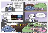 PRIMORDIAL TRUTH HELLO GUYS! THANKS FOR COMING IN GW FOR THE MEETING ON SUCH SHORT NOTICE. NO PROBLEM FAM. WHAT'S UP? WELL, ABOUT THESE PICTURES. GW GW @MICK19988 THEY ARE NOT OFFICIAL. MICKCOMICS