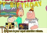 BIRTHDAY GW Ork fans Spacemarine players TA And here is your equal attention release.