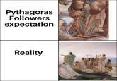 Pythagoras Followers expectation Reality