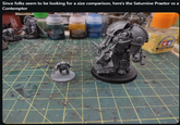 Since folks seem to be looking for a size comparison, here's the Saturnine Praetor vs a Contemptor www COLOUR COLOUR COLOUR CEM XX
