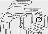 ELON MUSK IS Say A P-------- (oh my god. ELON MUSK IS A P--------