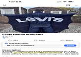 ☑ 10:15 A Q Levi's Levis Denim Wingsuit $1,100 5 ✓ Like Message seller Hi, is this available? Save ✓ Share Send Description A custom-constructed Levi's wingsuit made for a film project. It took me five months to develop it. The suit is made entirely from denim, stitched togethe... See more