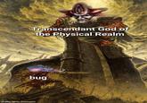 Transcendant God of the Physical Realm bug made with mematic