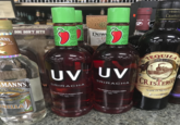 ANN'S 1870 DOG DON'T BITE UV Dew BLENDED SCOTC ged 12 The Anc - TRUE SCO Married UV AMA PA TEQUI CRISTER 1870 UV UV W SRIRACHA CHILI PEPPER FLAVORED VODKA 30% ALC./VOL. 610722 SRIRACHA CHILI PEPPER FLAVORED VODKA 30% ALC./VOL. 610722 Akc. Vol. PROOF TEQUILA REPOSADO 100% DE AGAVE CRISTER MADE IN MEXICO NET. CONT-750 m MANN'S Royal NILLA VORED VODKA Sistilled from Pure Grain ALC/VOL PROOF 331