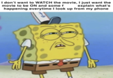I don't want to WATCH the movie, I just want the movie to be ON and some f explain what's happening everytime I look up from my phone