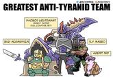 @MICK19988 MICKCOMICS GREATEST ANTI-TYRANID TEAM PHOBOS LIEUTENANT (GREAT SWORD FULL COUNTER SET) BURI AEGNIRSSEN SLY MARBO AGENT NID