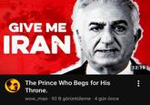 GIVE ME IRAN The Prince Who Begs for His Throne. wow_mao. 92 B görüntüleme 4 gün önce 12:19