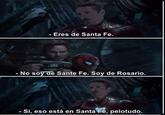People from Rosario tend to associate the term "Santa Fe" to the homonymous city, the province's capital which most Rosario citizens usually only visit due to bureaucratic matters, rather than the province as a whole. This is of course not the case for the rest of the country, and often leads to people from other parts of the country to remind them that Rosario is not an (actual) autonomous city like Buenos Aires City is, and that they're still part of the Santa Fe province.

<iframe width="560" height="315" src="https://www.youtube-nocookie.com/embed/jQoNILVFFvs?start=110" title="YouTube video player" frameborder="0" allow="accelerometer; autoplay; clipboard-write; encrypted-media; gyroscope; picture-in-picture; web-share" referrerpolicy="strict-origin-when-cross-origin" allowfullscreen></iframe>