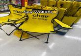 An image of a No Name chair captioned "say wallahi."