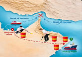 Strait of Hormuz Drop Off Point Strait of Hormuz Pickup Point