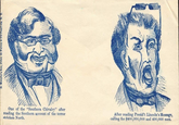 D. Murphy's Son, Print. 65 Fulton & 373 Pearl-sts. N. Y. One of the "Southern Chivalry" after reading the Southern account of the terror stricken North. After reading Presid't Lincoln's Message, calling for $400,000,000 and 400,000 men.