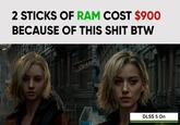 2 STICKS OF RAM COST $900 BECAUSE OF THIS S--- BTW CIGARE DLSS 5 On