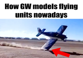 How GW models flying units nowadays