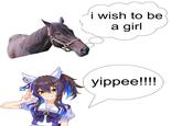 i wish to be a girl yippee!!!!