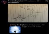 Trey the Explainer @Trey_Expla....20m doomed yaoi Good to See you again, Old Friend 14 Trey the Explainer @Trey_Explai... · 19h in light of recent events... X