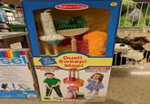e Melissa & Doug AGES 3+ sel Ways To Create etic Dry-Erase Board with dry-erase marker abet & Number Magnets Chalkboard colored chalk sticks & felt eraser Easel Paper Roll with paper roll holder 2 in x 50 ft (30.5 cm x 15.2 m) Paper Guide and Tear Bar Art Supply Tray turdy Wooden Construction table, Folds Flat for Easy Storage let's play Dust! ouse! Sweep! Mop! 6-PIECE BROOM MOP DUSTER Ages 3+ WARNING: CHOKING HAZARD- Sturdy wooden handles PLAY SET BRUSH DUSTPAN STORAGE STAND GOOD CLEAN FUN! AWARNING: ADULT ASSEMBLY REQUIRED