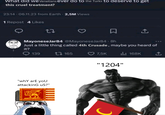 What did we Venetians ever do to the Turks to deserve to get this cruel treatment? 23:14 - 06.11.23 from Earth 2,5M Views 1 Repost 4 Likes ☐ MayoneseJar84 @MayoneseJar84-8h Just a little thing called 4th Crusade, maybe you heard of it? 139 "why are you attacking us?" 165 7,5K Ill 168K ↑ "1204"