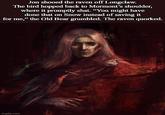 Jon shooed the raven off Longclaw. The bird hopped back to Mormont's shoulder, where it promptly shat. "You might have done that on Snow instead of saving it for me," the Old Bear grumbled. The raven quorked. imgflip.com