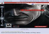 PLAYSTATION 3 Anonymous 02/12/26(Thu)23:40:03 No.732871790 GREATEST HITS MATURE 17+ M CONTENT RATED BY ESRB DUALSHOCK®3 COMPATIBLE PlayStation Network METAZGEAR SOLIDZ GUNS OF THE PATRIOTS TACTICAL ESPIONAGE ACTION KONAMI mgs4.jpg 355 KB JPG >it's finally leaving PS3 jail best announcement from this State of Play desu