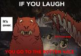 can someone make ‘you laugh you go to the Rotten Vale’ but with odogaron or Vaal Hazak
