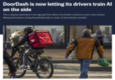 DoorDash is now letting its drivers train Al on the side The company launched a new gig app that allows DoorDash couriers to earn extra money filming themselves doing household tasks to train AI and robotics models. DOORDASH oomo