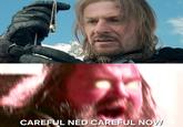 CAREFUL NED CAREFUL NOW