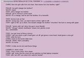 Anonymous 02/24/19(Sun)14:52:13 No. 110434947 >>110436608 >>110438415 >>110441475 CHRIS: then the girl calls him onii-chan. that means he's her brother, right? PAULIE: the girl's bangin her brother? SILVIO: naww TONY: who's bangin her brother PAULIE: girl in chrissy's comic book SILVIO: it's a manga, and he ain't her brother. it's a honorific TONY: lemme look at that SILVIO: wrong way, tone. ya read it back to front, right to left TONY: right to left, up is down, this broad's bangin her brother "chuckles* the f--- is wrong with japan PAULIE: *points with c--" whys the guy's nose bleedin SILVIO: *shrugs* artistic shorthand. means he's pitchin a tent ALL: OHHHHHH TONY: you got more of these chrissy CHRIS i got one where a girl's head gets cut off girl grows a new head, head grows a new girl TONY: what the f--- CHRIS: hand on the f----- bible tone PAULIE: ehhhh. that's unhealthy SILVIO: it's tomie FURIO: in italy we do not read these things CARMELA: what is that TONY: crazy comic book. from Japan CARM: ugh. looks like the smut ya son watches on that laptop computer TONY: ohh, he's MY son when he's watchin hentai?