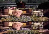 It's treason then! In the original script, Palpatine was supposed to surrender peacefully. But on the day of filming, lan just started attacking Samuel and the other actors I think Samuel took lan's lunch from the fridge that day. Anyway, we just kept filming